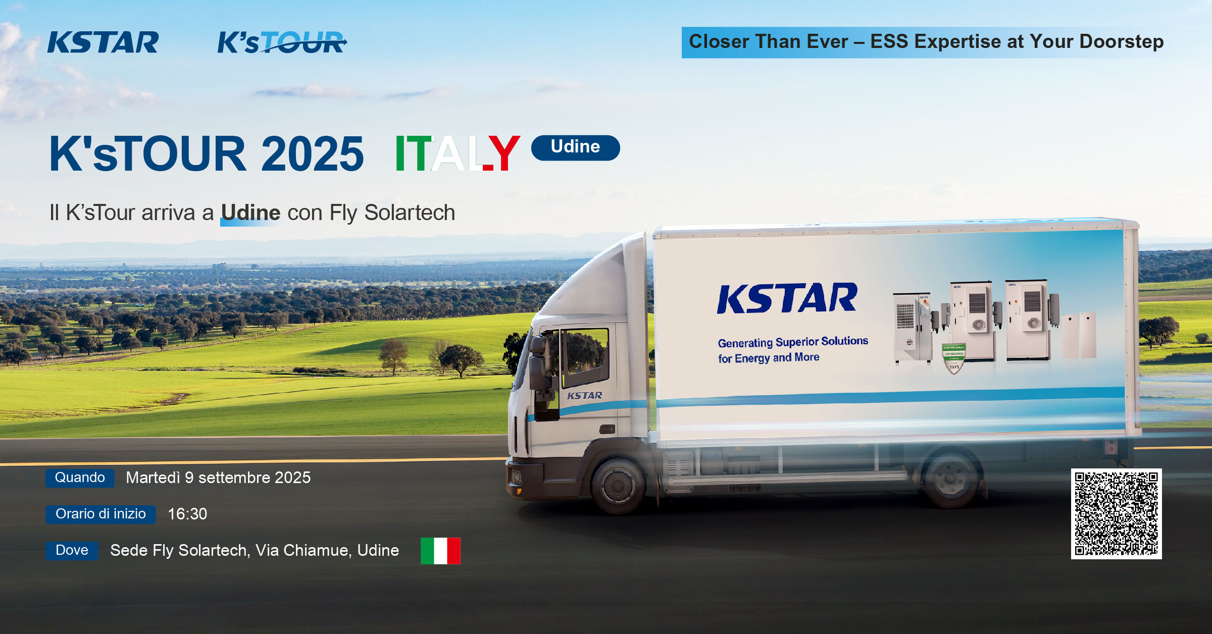 K’s TOUR - Udine con Fly Solartech