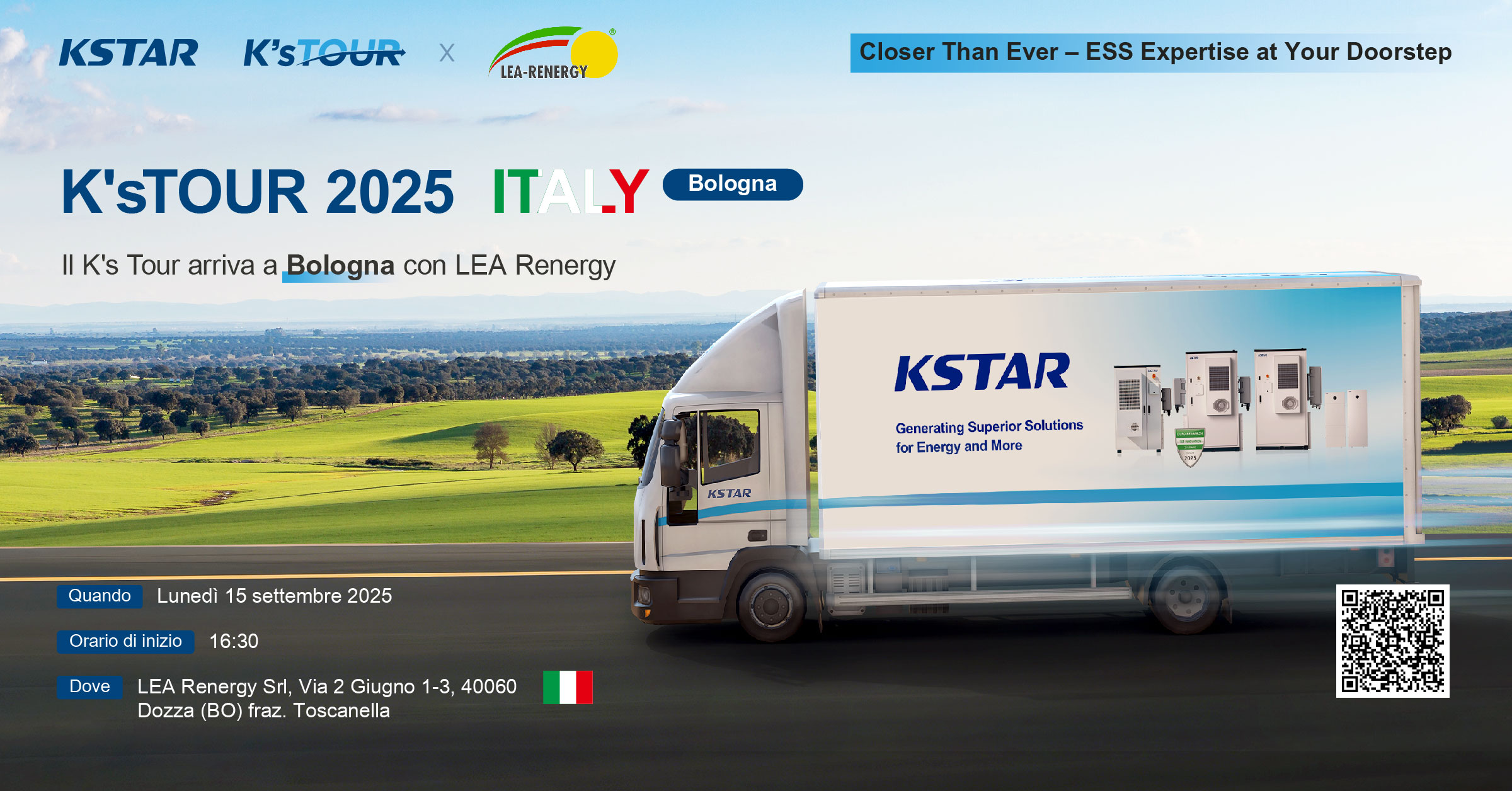 K’s TOUR - Bologna con Lea Renergy