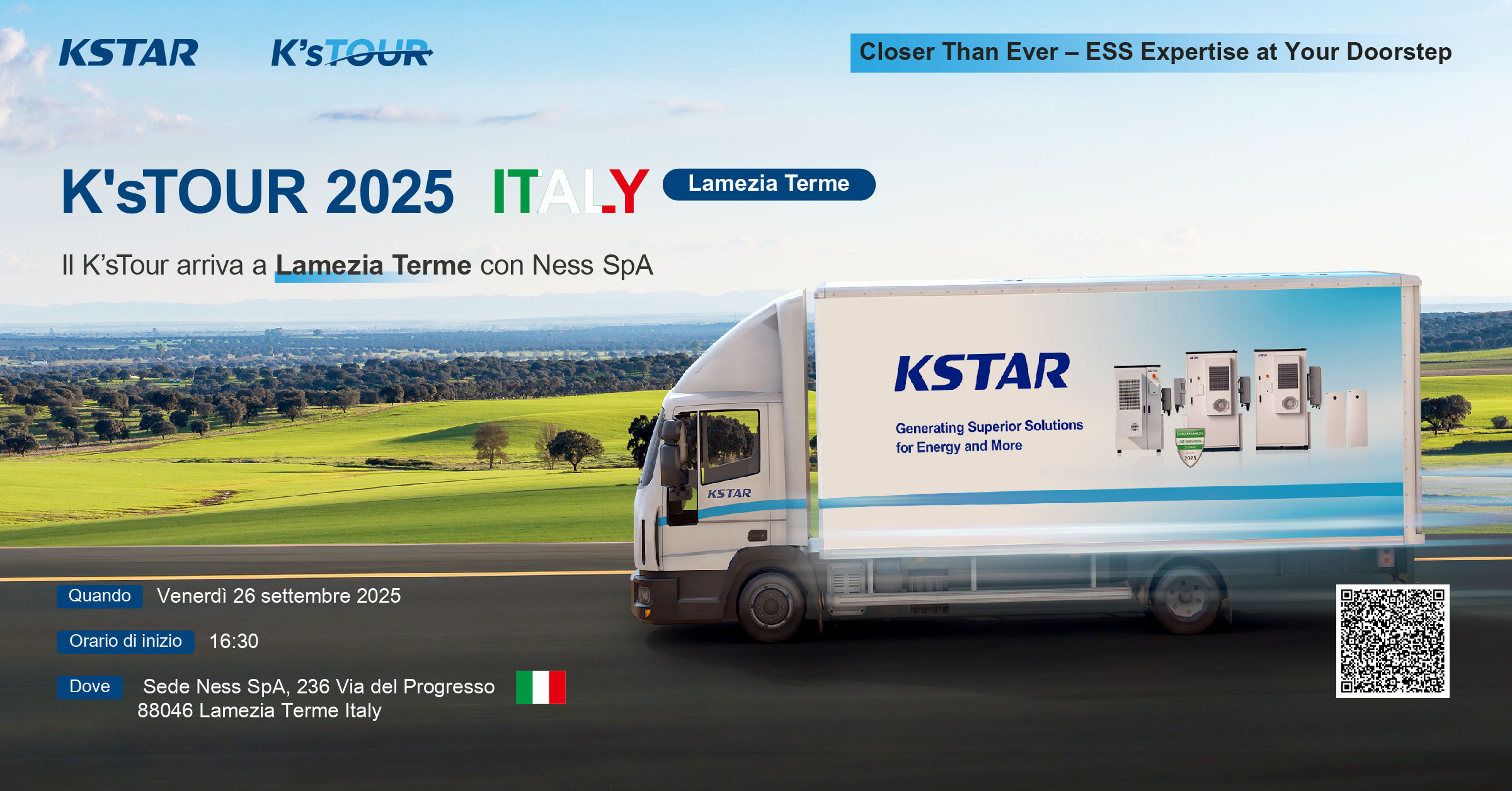 K’s TOUR - Lamezia Terme con Ness SpA