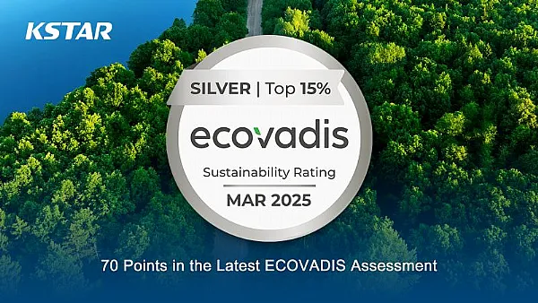 KSTAR Recognized Among Top 15% of Global Companies in Sustainability by EcoVadis